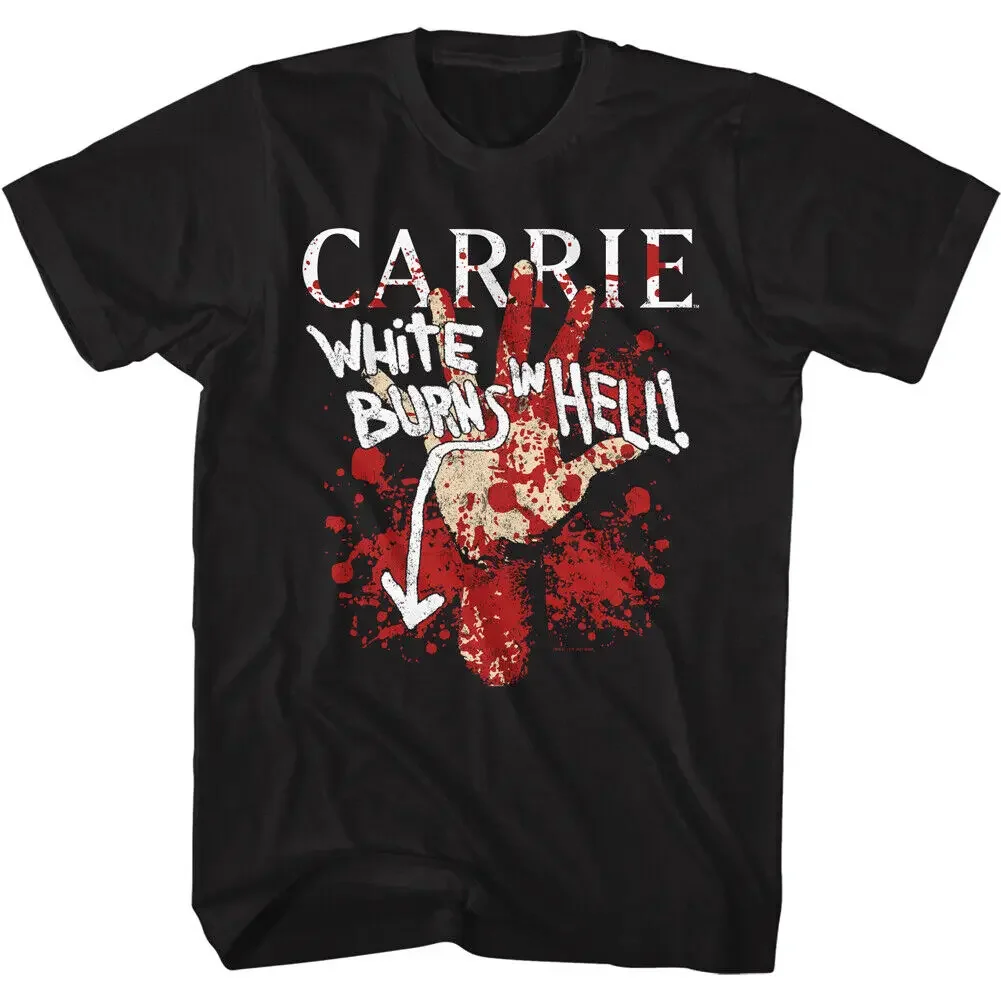 

Carrie Movie Stephen King Horror Film Carrie White Burns In Hell Men's T Shirt