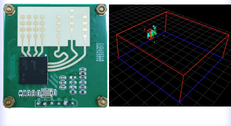 Millimeter Wave Radar Sensor Module Group Intelligent Ranging Velocity and Angle Measurement Tracking IWR6843 Core Board