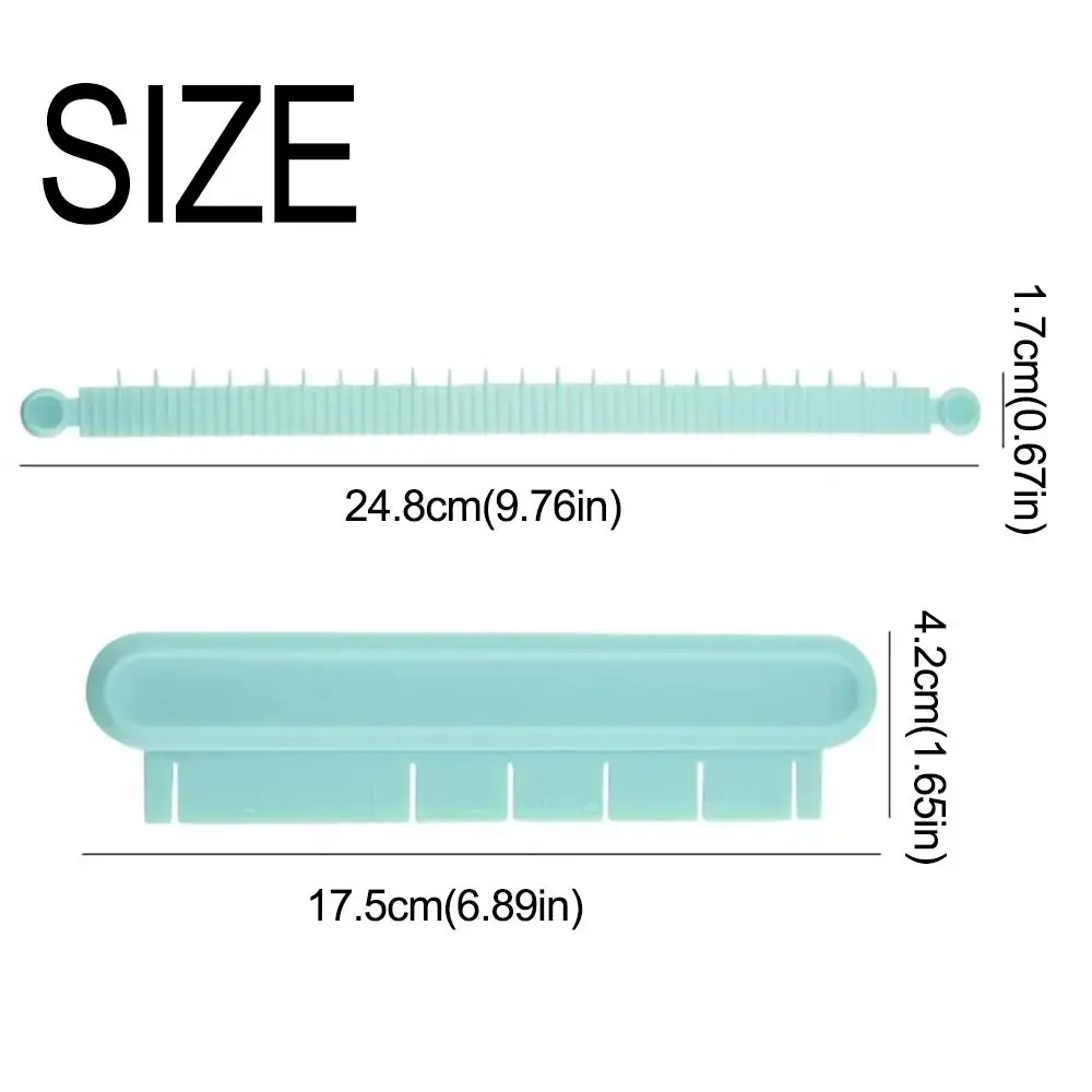 5Pcs Flexible Fondant Cake Arc Ruler Reusable Multi Size Cake Decorating Tools Adjustable Arc Graduated Scale