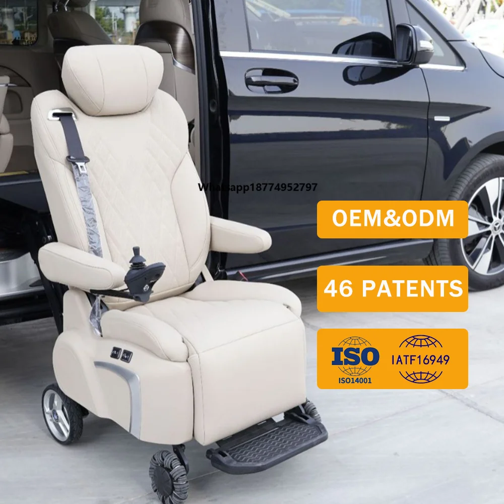 Luxury Adjustable Swivel Lifting Car Seat MPV SUV Van Modified Luxury Vehicle Disabled Handicapped Elderly  Accessible