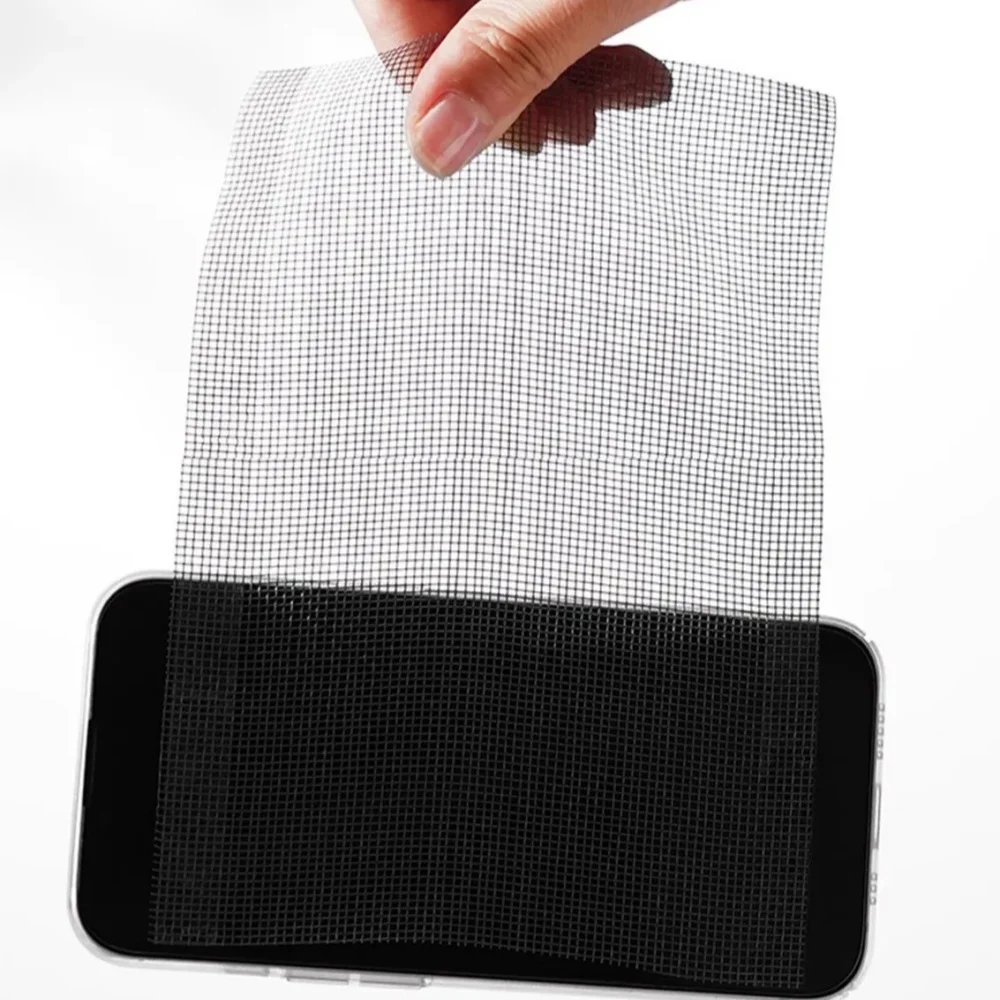 1pc 5mX7/10/12cm Self-Adhesive Floor Drain Stickers Shower Drain Hair Catcher Disposable Mesh Sink Strainer Filter For Bathroom - view 3