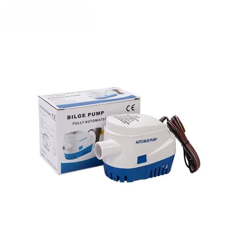 1100GPH 12V DC Small Sea Water Boat Yacht Marine Submersible Automatic Bilge Pump with Pressure