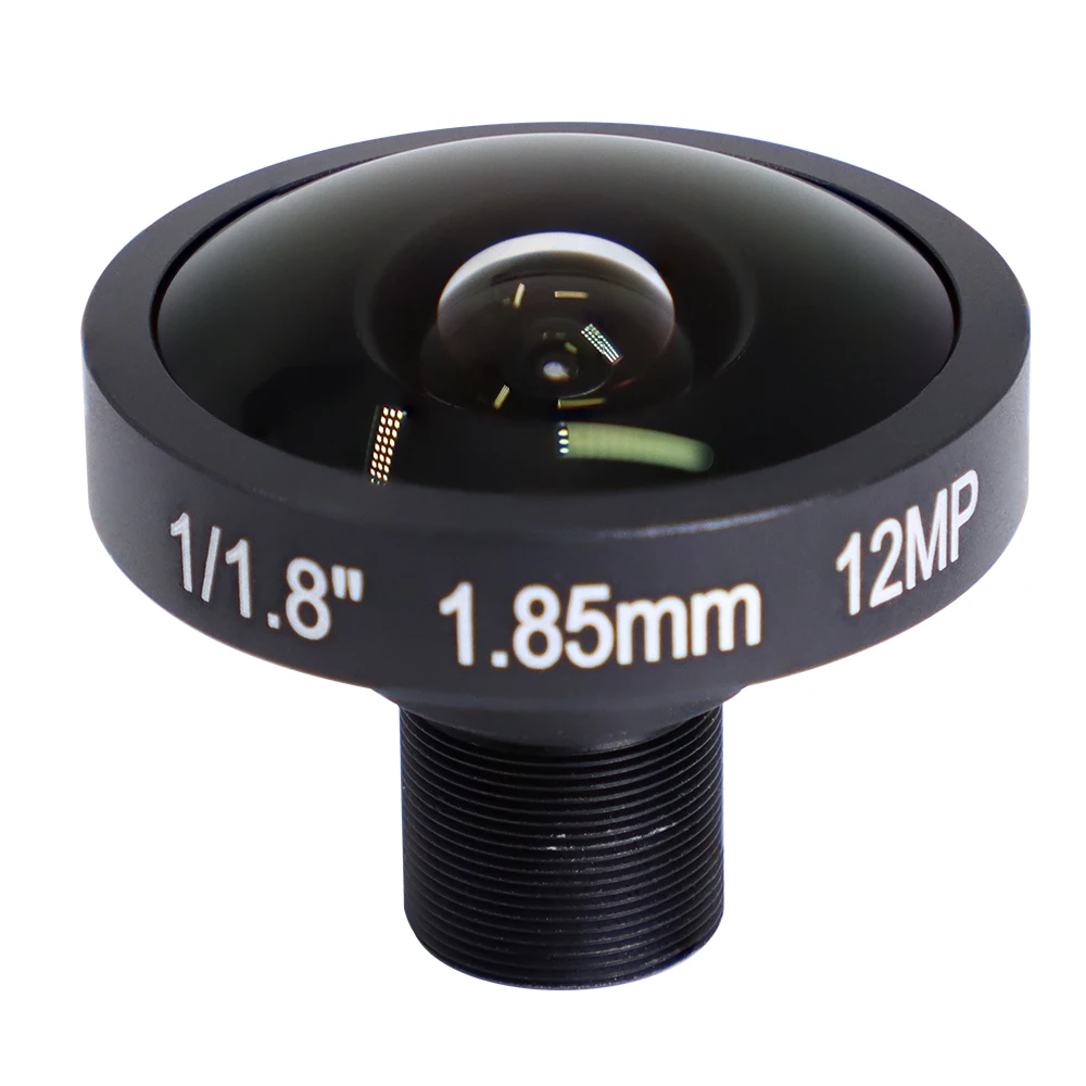 ZLKC obiektyw typu rybie oko 4K 1.85mm M12 obiektyw 1/1.8 Cal HD 12 megapikseli makro obiektywy kamery przemysłowej 12MP dla IMX178 czujnik IP aparat szerokokątny — zdjęcie 2