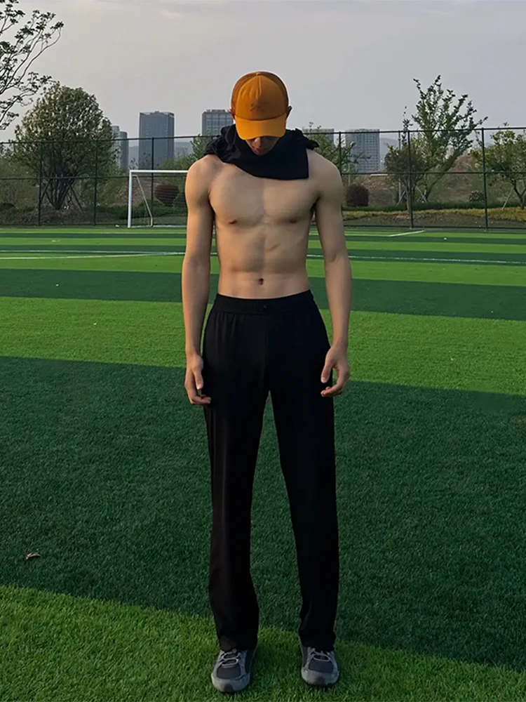 

Мужские летние тонкие дышащие брюки Bla Ice Skin Cool Sensation в американском стиле, прямые спортивные брюки премиум-класса