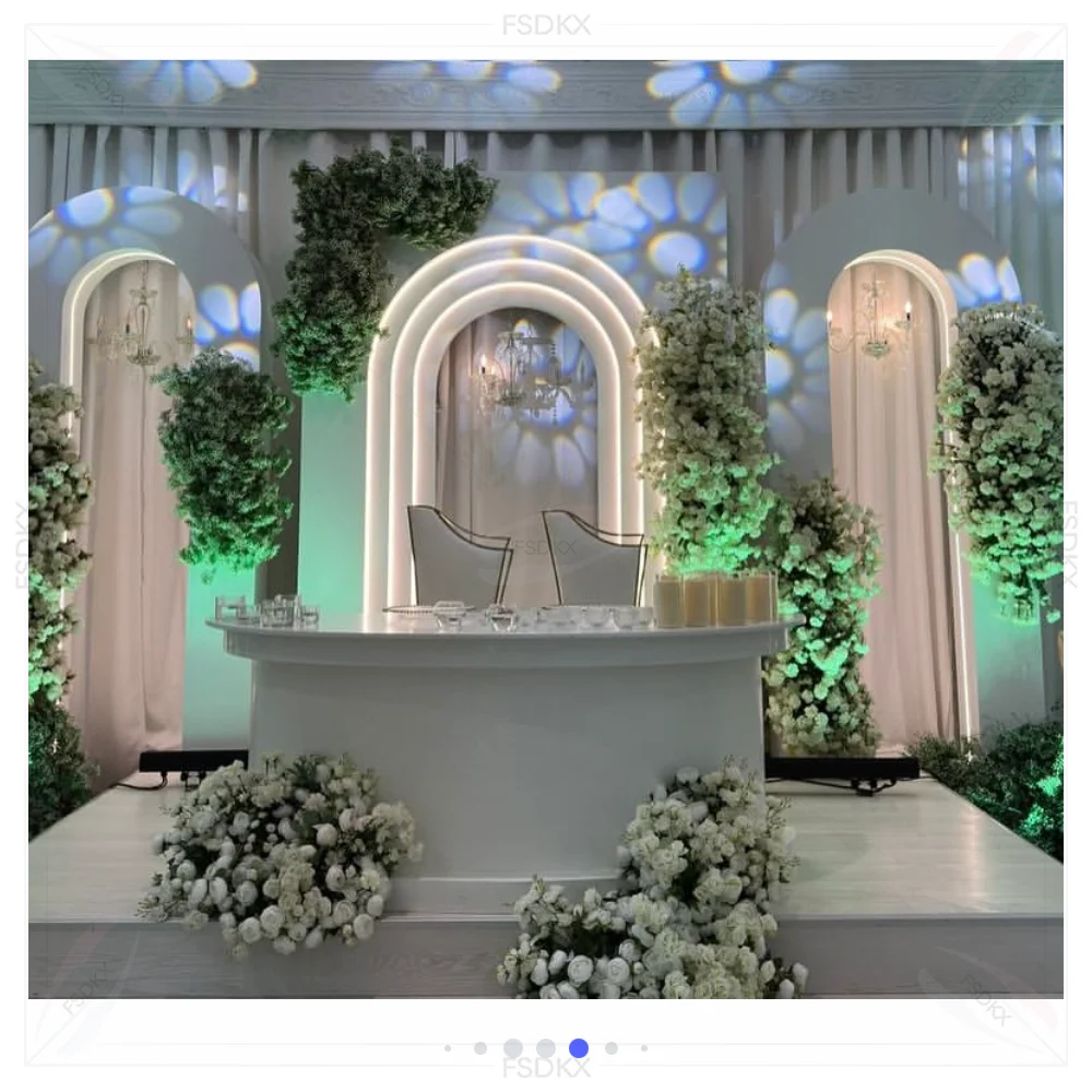 Party Decoration PVC Wedding Arch Backdrop Stand Wedding Arches Artificial Flower Handwork Arch for Event Backdrop Decor