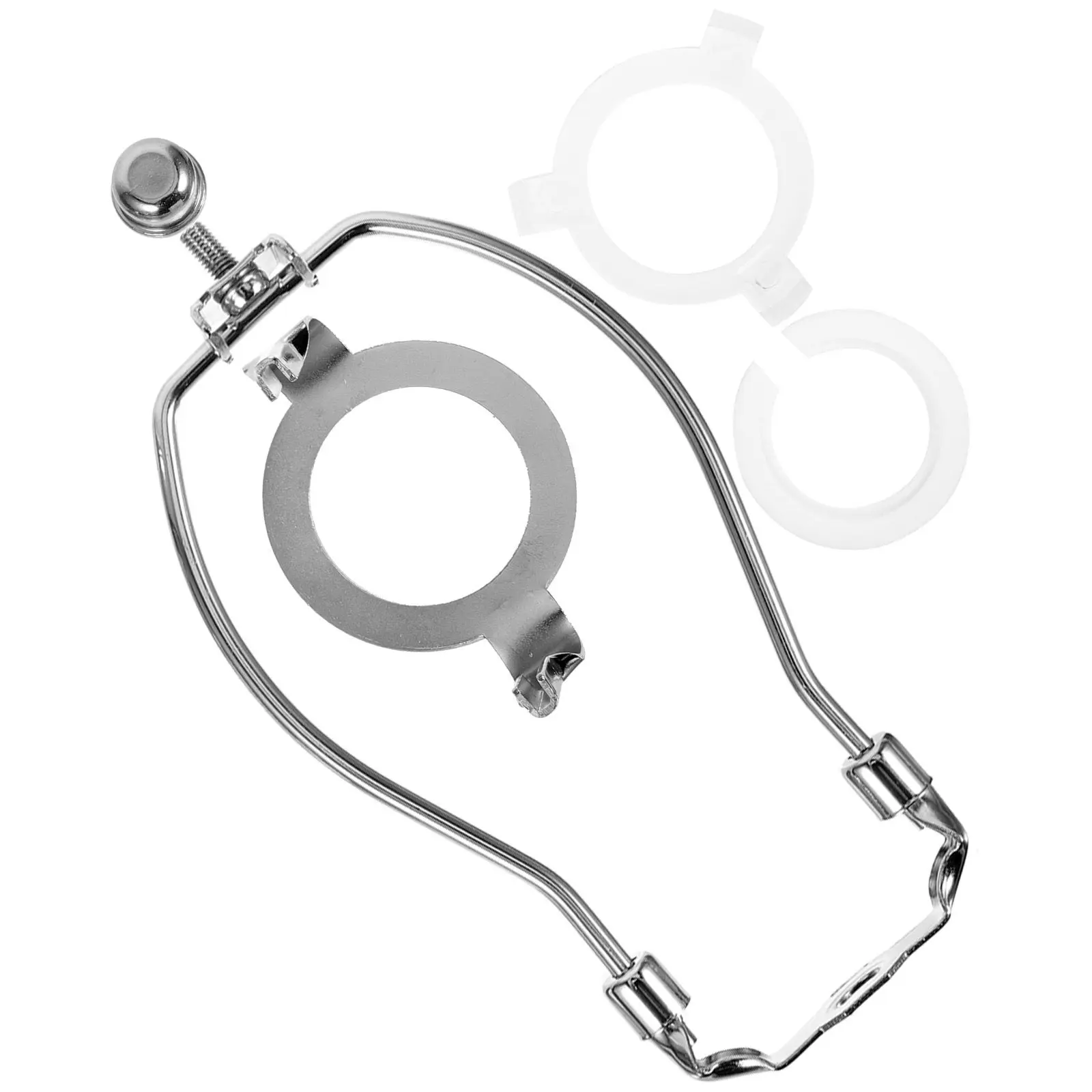 

1Set Lamp Harp Iron Lampshade Holder Detachable Frame Easy Cleaning Replacement for Floor Table Lamps Lighting Accessories