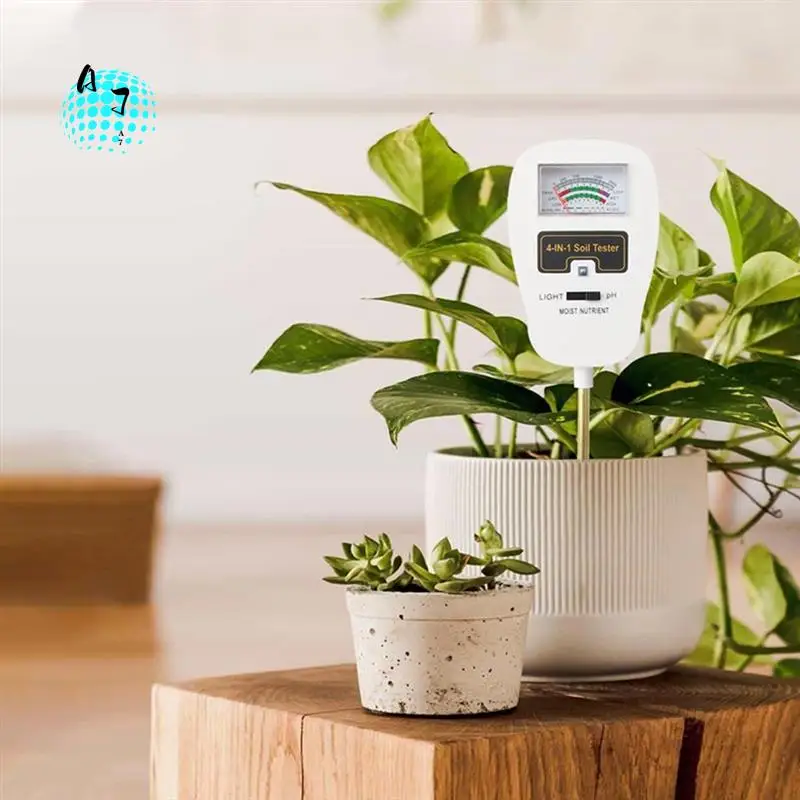 

A07F-4 In 1 Soil Moisture Meter PH Tester Humidity Light Nutrient Meter For Plant Cultivation Garden Tools For Potting Plant