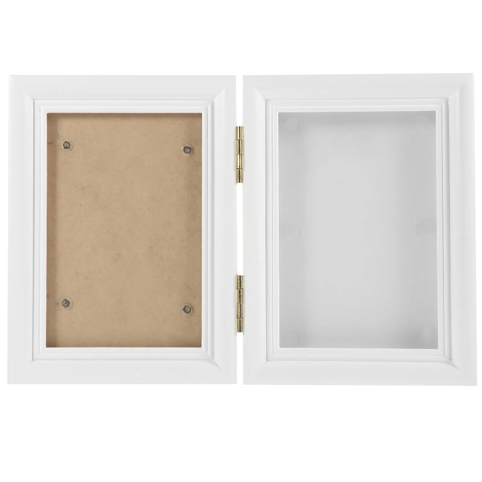 

1Set Paw Print Kit Premium Wood Pet Clay Frame Personalized Dog Cat Memorial Picture Frame Keepsake for Pet Lovers Gifts