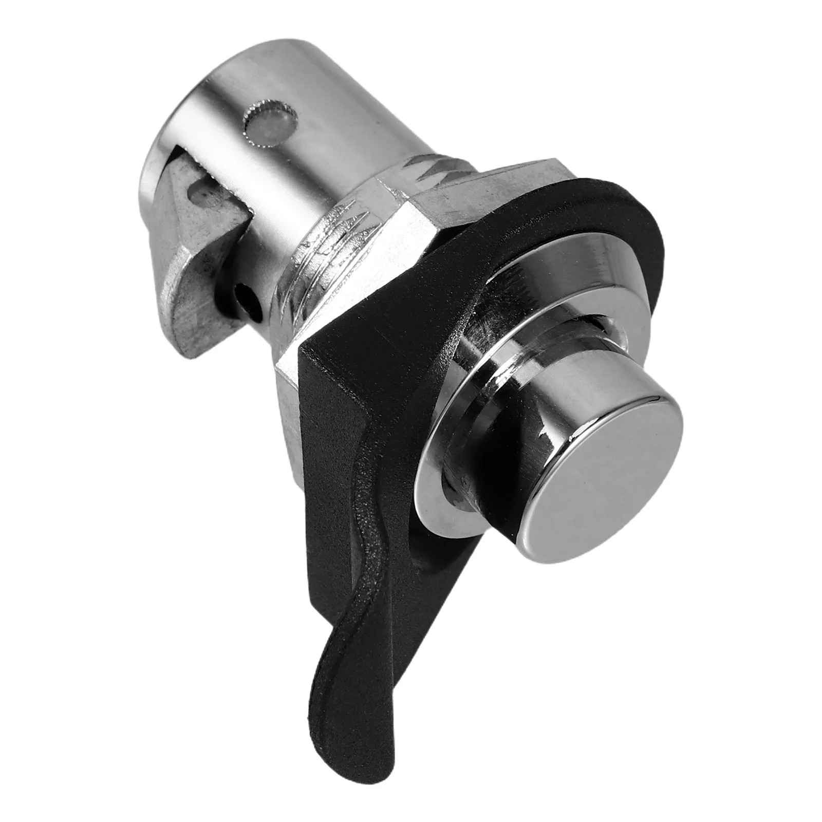 

Zinc Alloy Embedded Mini Impact Cabinet Lock Push Button Retractable Mechanism for Electromechanical Cabinet Doors Secure Round