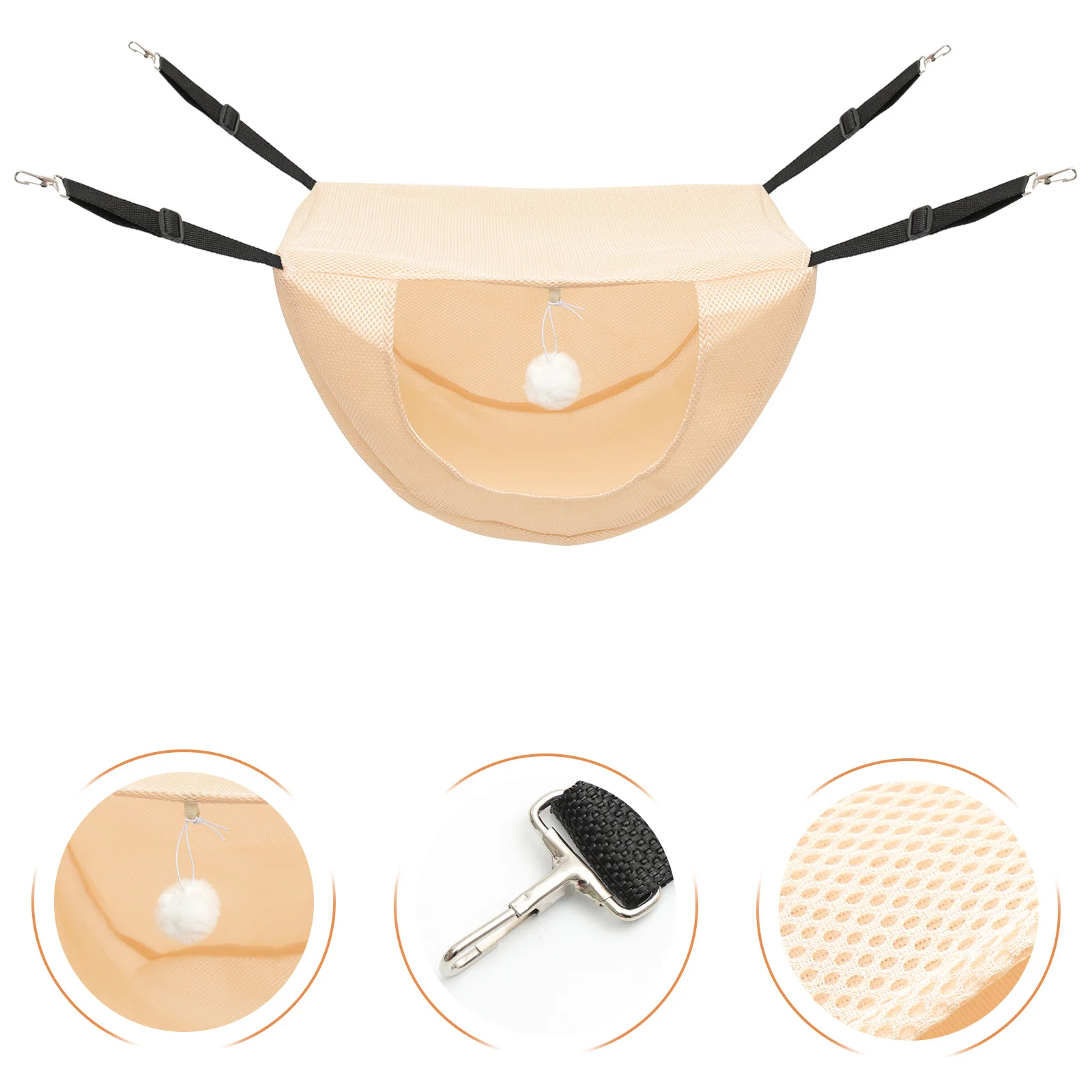 

Pet Rest Hanging Bed Cat Cage Hammock Comfortable Kitten Lying Hammock Breathable Wear-Resistant Home Use Summer Pet Bed