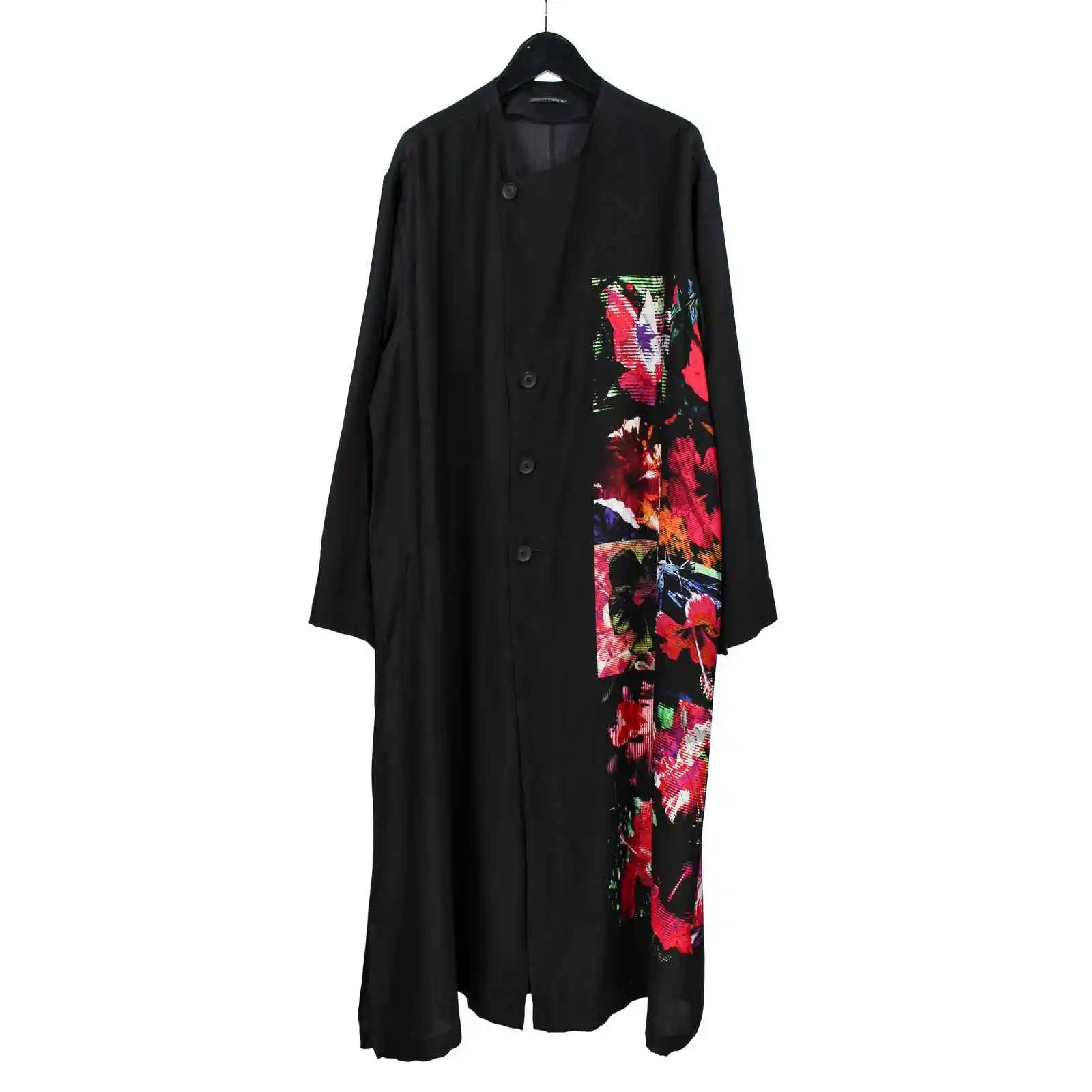 TOP-YAMAMOTO Japanese original design Dark small loose long sleeve thin long sleeve shirt