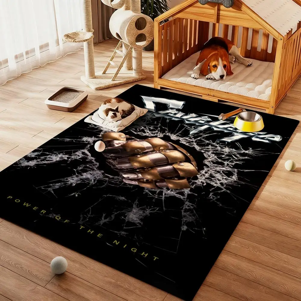 

Rock Band S-SavatageS cool Floor Mat Diatom Bath Mat Absorbent Quick Dry Non-Slip TPR Backing Soft Plush Draining Rugs