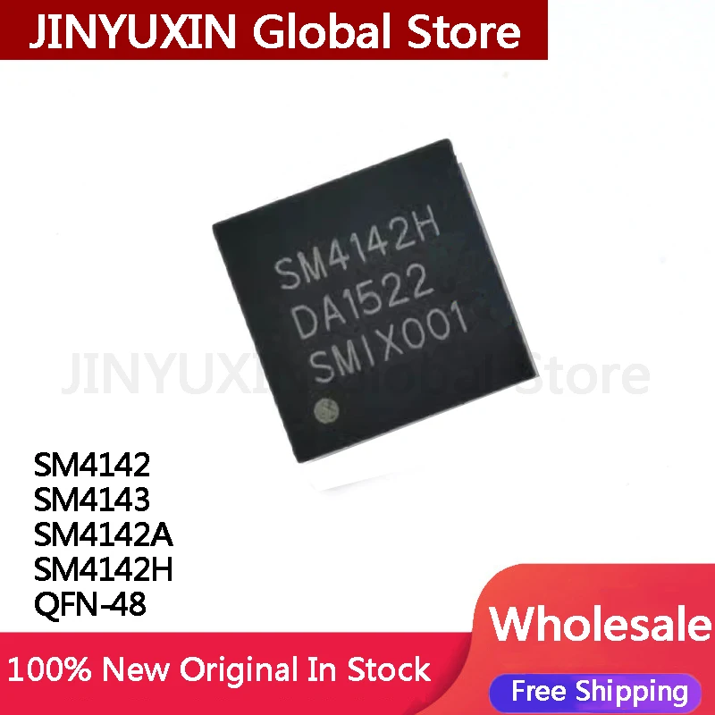 2Pcs SM4142 SM4143 SM4142A SM4142H QFN-48 IC Chip In Stock Wholesale