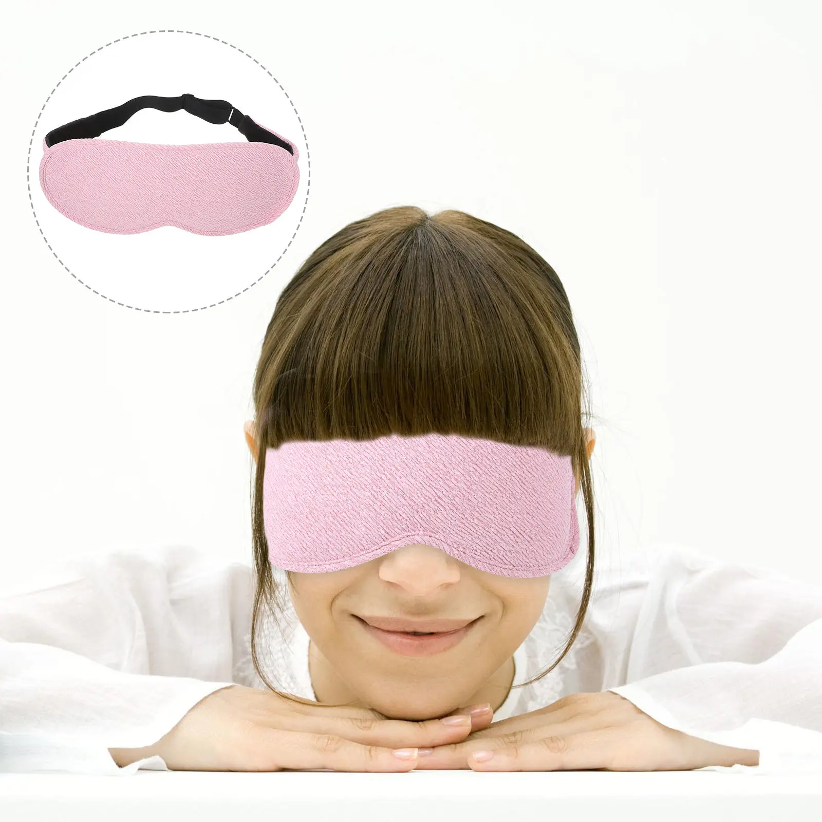 

Breathable Mask for Women with Integrated Nose Bridge Large Coverage Eye Protection Comfortable Travel Sleeping Eye