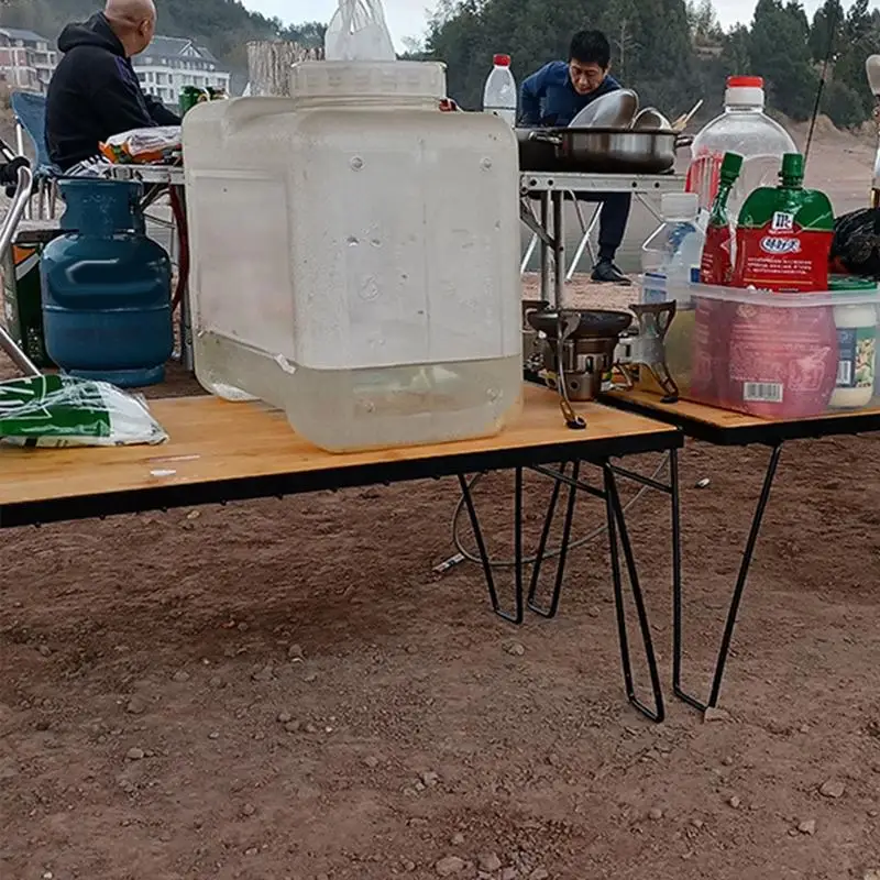 Table pliante de Camping en plein air, Portable, pique-nique, Camping, Stable, filet en fer, légère, résistance pratique