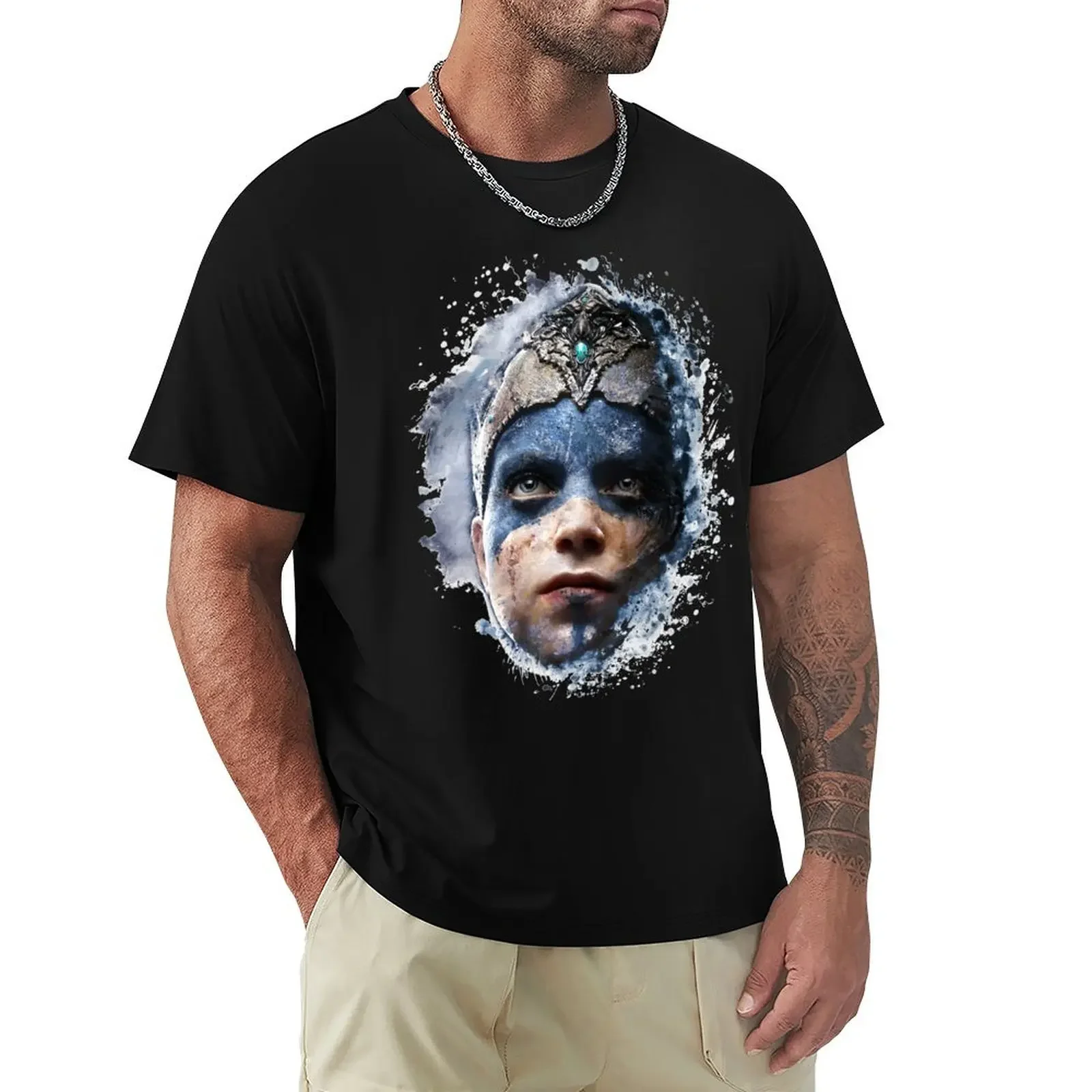 Hellblade Senua's Sacrifice T-Shirt blanks hippie clothes shirts graphic summer clothes clothes for men