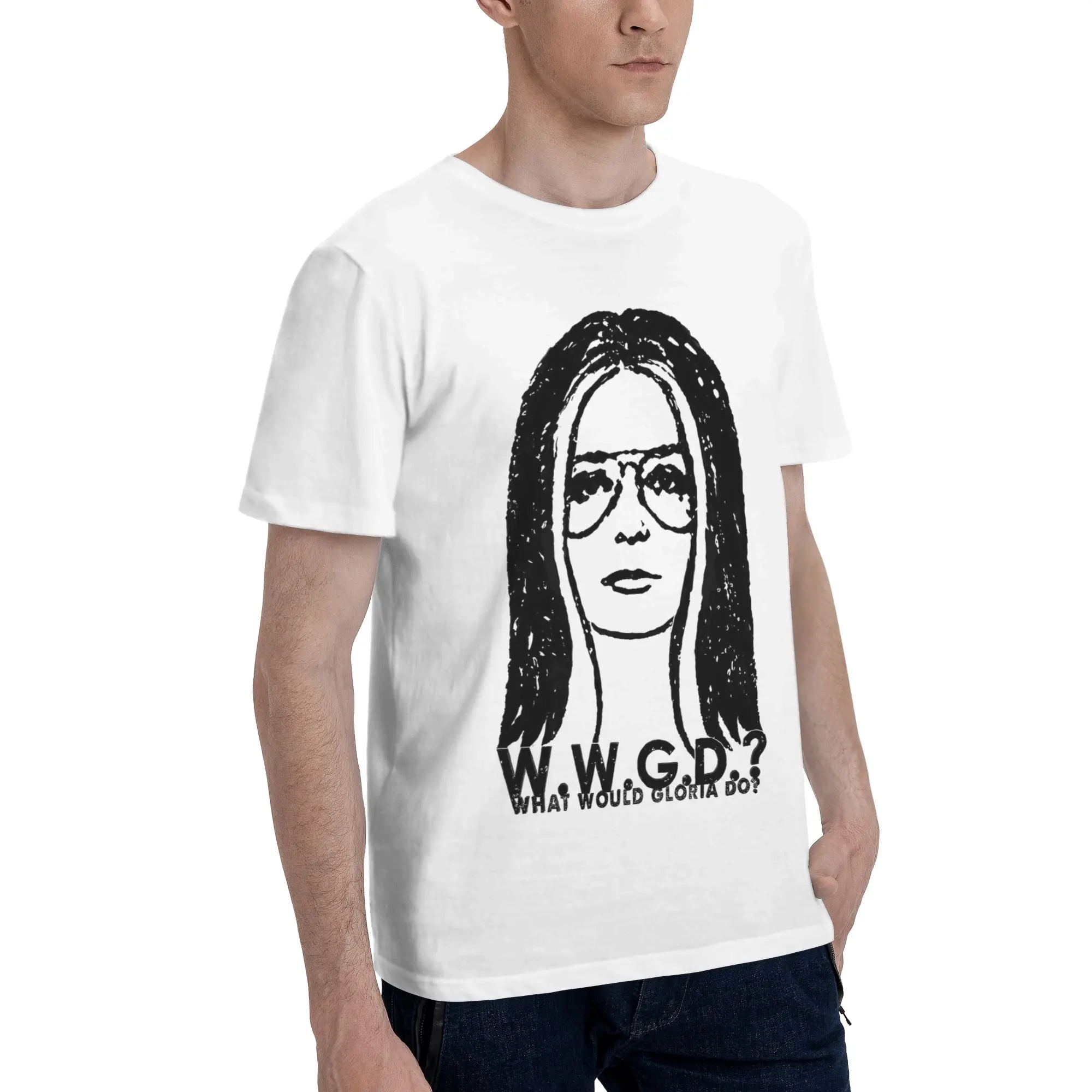 RIP Gloria Steinem  Merch Unisex T Shirt Pure Cotton Tee Graphic Print  T-shirt Clothes