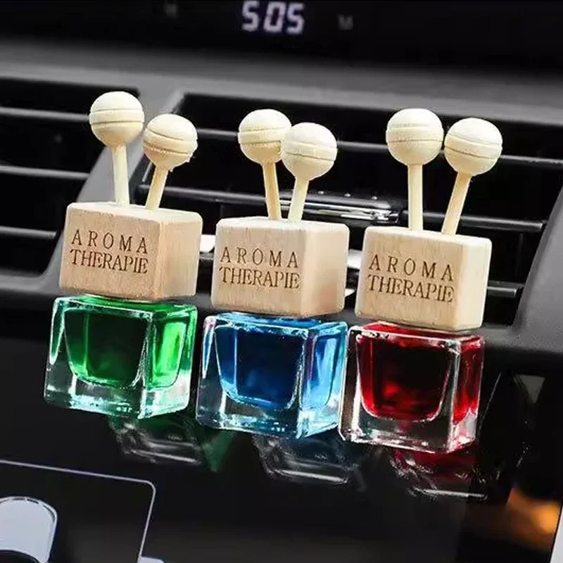 1 Stück Lufterfrischer Auto-Parfüm-Clip Ätherisches Öl Diffusor Lüftungsclip Leere Glasflasche Dekoration Aromatherapie Glasflasche