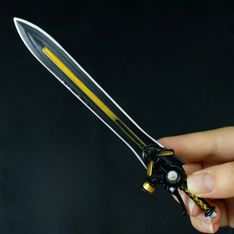 17 CM Game Peripherals Sword Metal Craft Weapons Model Collectible Desk Ornaments Creative Birthday Gifts for Boyfriend Boy Toy