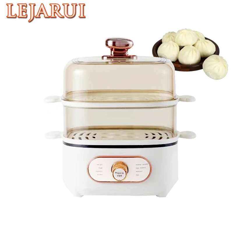 

Многофункциональная электрическая пароварка для дома, большой емкости, из нержавеющей стали, многоярусная, коммерческая