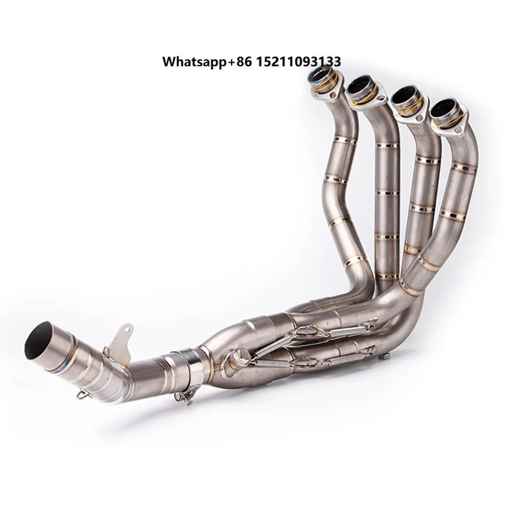 

Original Full Motorcycle Exhaust System 51MM Front Tube Link Pipe Connect Escape