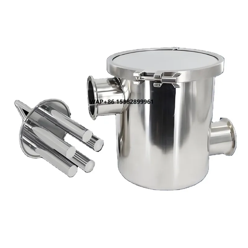 

Automatic Stainless Steel High Magnetic Strength Powdery Iron Remover Pipework Type Pneumatic Magnetic Rod Extractor Powder