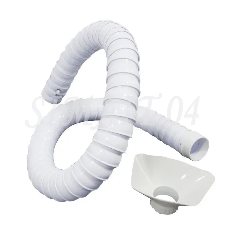 50mm 75mm POM Flexible Smoke Exhaust Ventilator Pipe for Soldering Smoke Extractor Welding Fume Arms with Square Round Hood