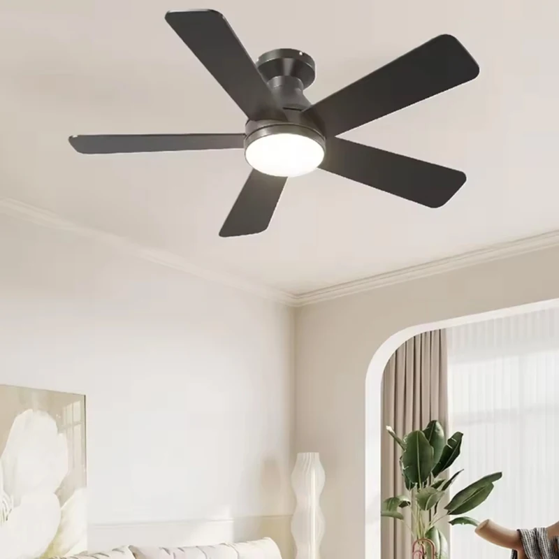 Modern Ceiling Fan with LED Lighting Smart Three-in-one with Remote Control Ceiling Fan Lamp Cool Large 5 Blade Electric Fan
