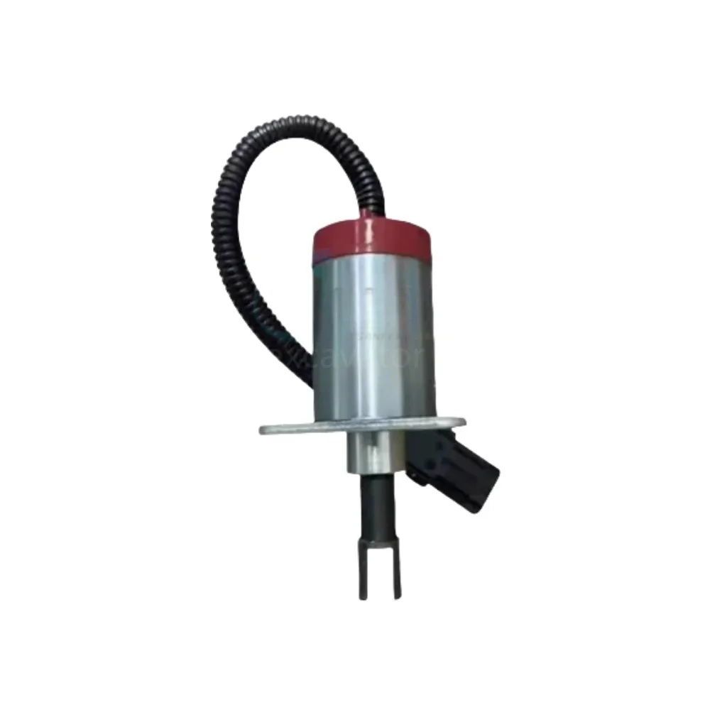 RE526570 For Flameout Solenoid Valve Actuator Fuel Stop Valve Oil Cut-off Valve 12V Excavator Parts
