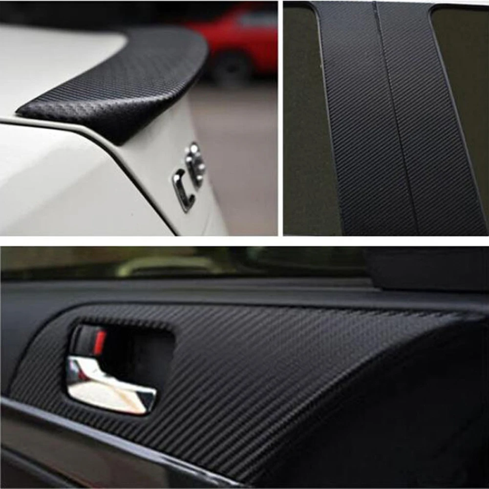 Roofs Film Automobile Wrap Hoods Trunk lids Body Spoilers 3D Wings Carbon Fiber Bumpers Vinyl Speaker enclosures