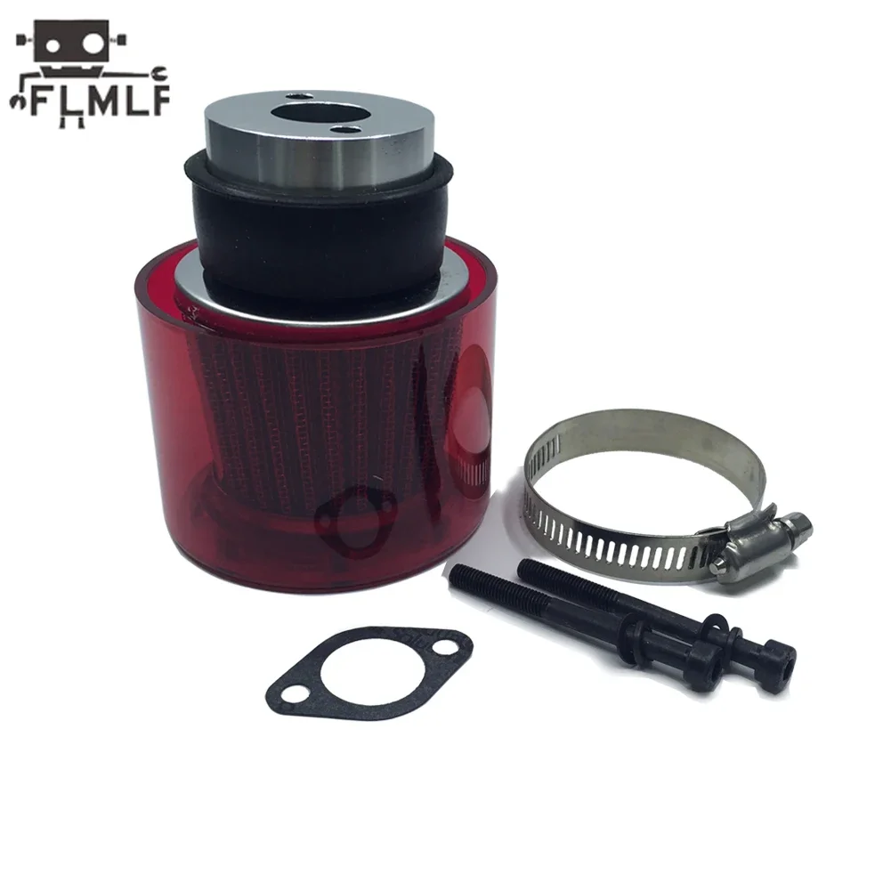 Filtro de aire para motor de gasolina de coche Rc con Kit de cubierta para 1/5 HPI Rofun Rovan KingMotor TSRC Mcd Gtb Racing Baja 5B 5T 5SC Ss piezas de camiones