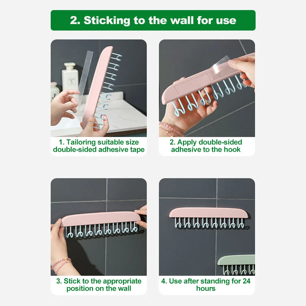 Simple Underwear Vest Hanger Non-drilling Clothes Tie Drying Rack For Closet