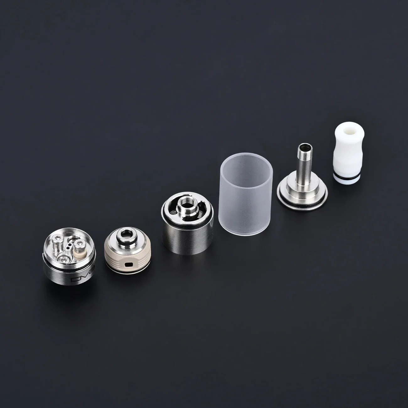 Dvarw 16 RTA 16mm 2ml 316 SS mtl TANK Atomizer vs YFTK Flash e Vapor V4.5S+ FEV RTA
