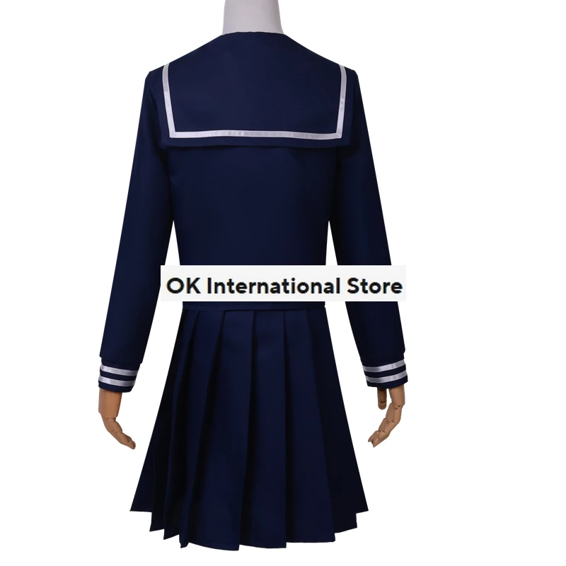 Mayu Kuroe Cosplay Costume Wig Blue Skirt Sailor Suit Anime Sound! Euphonium 3 High School Girl's Uniform Halloween Clothing Set