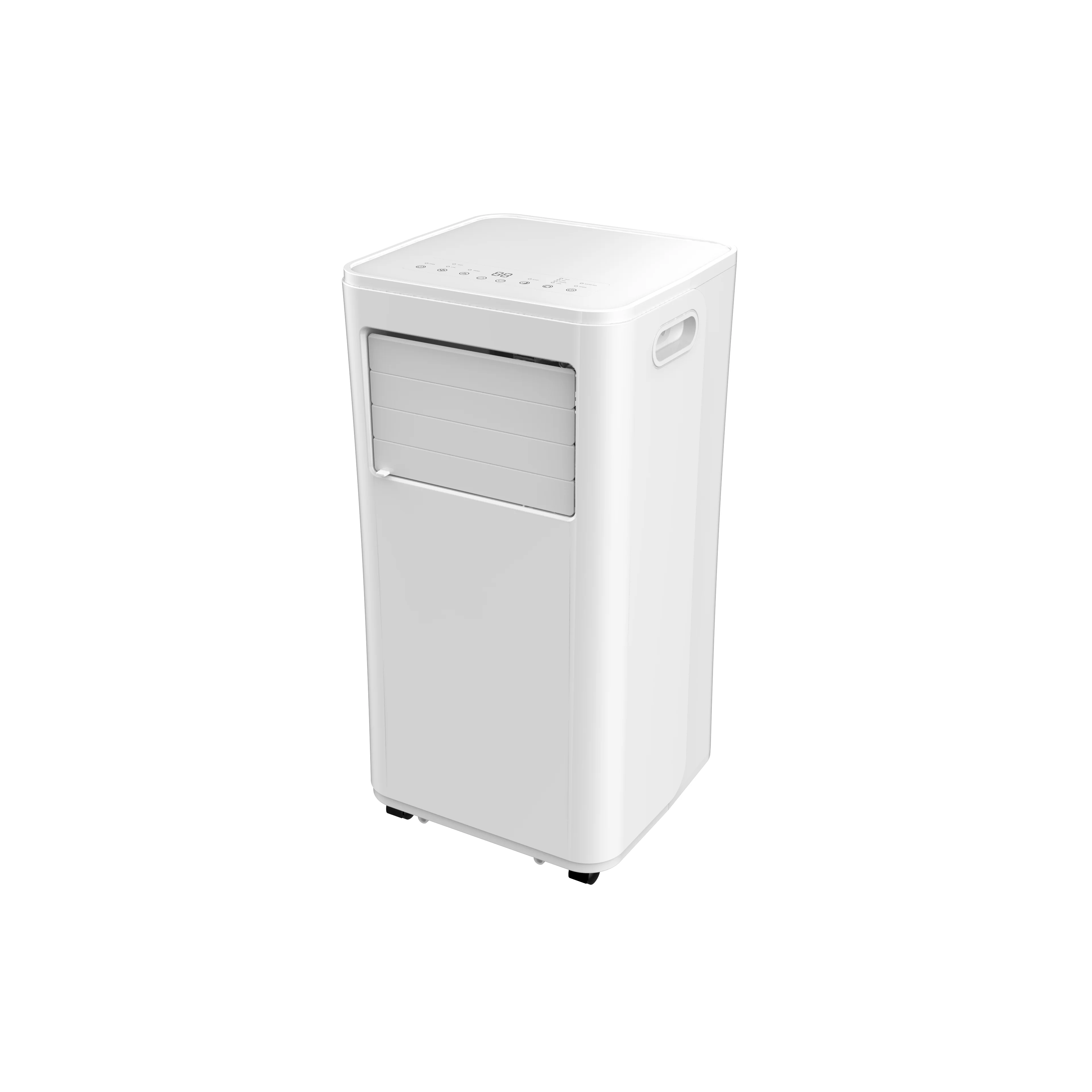 9000BTU 1HP Portable Air Conditioner 110V 60Hz Mini Mobile AC Unit R32 Refrigerant Fixed Frequency Cooling for Home Office