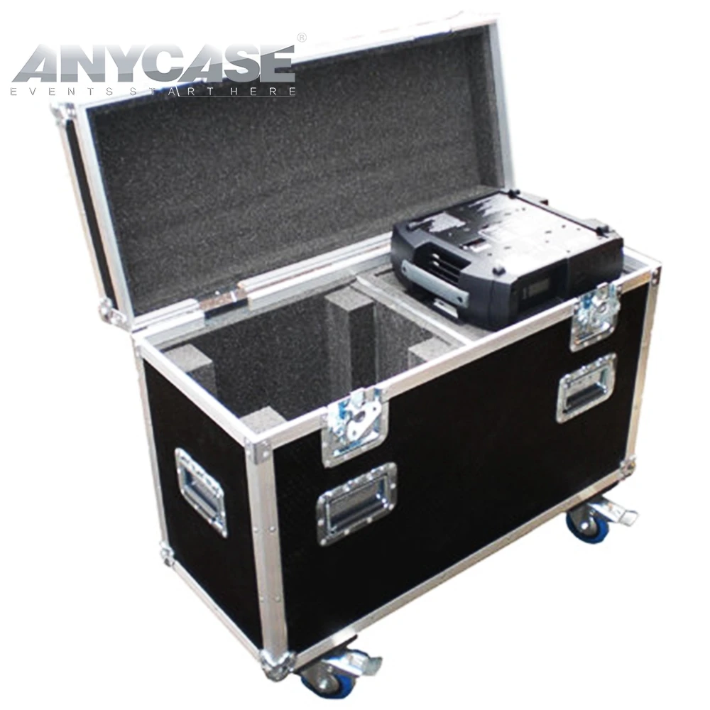 16U Road Case, 9mm Plywood DJ Flight Case, ATA Shock-Proof AMP Rack Case for 19-inch Equipment, Shock Mount Rack Case