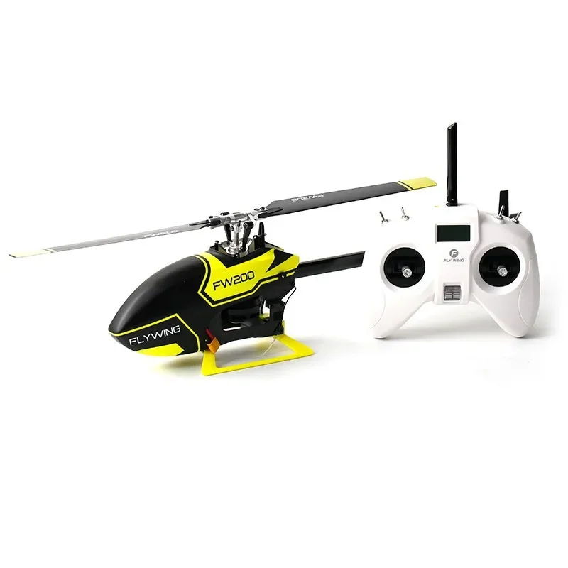 Flywing Fw200 RC Helicopter H1 Control Gyroscope Self-stabilizing 3D Stunt Brushless Motor Omnidirectional Positioning Adult toy