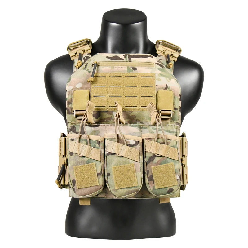 

Tactical Mag Pouch for Tactical Vest, 1000D Nylon Range, Green Molle System, Triple 762, Sale