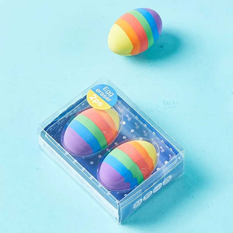 Colorful  Rubber Erasers - Fun, Vibrant, and Effective Writing Tools for Students and Office - Back to School Essentials