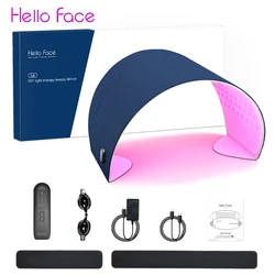 Hello Face PDT terapia de luz Led luz roja y dispositivo de belleza de fotones faciales infrarrojos cuidado de la piel belleza eliminador de acné antiarrugas