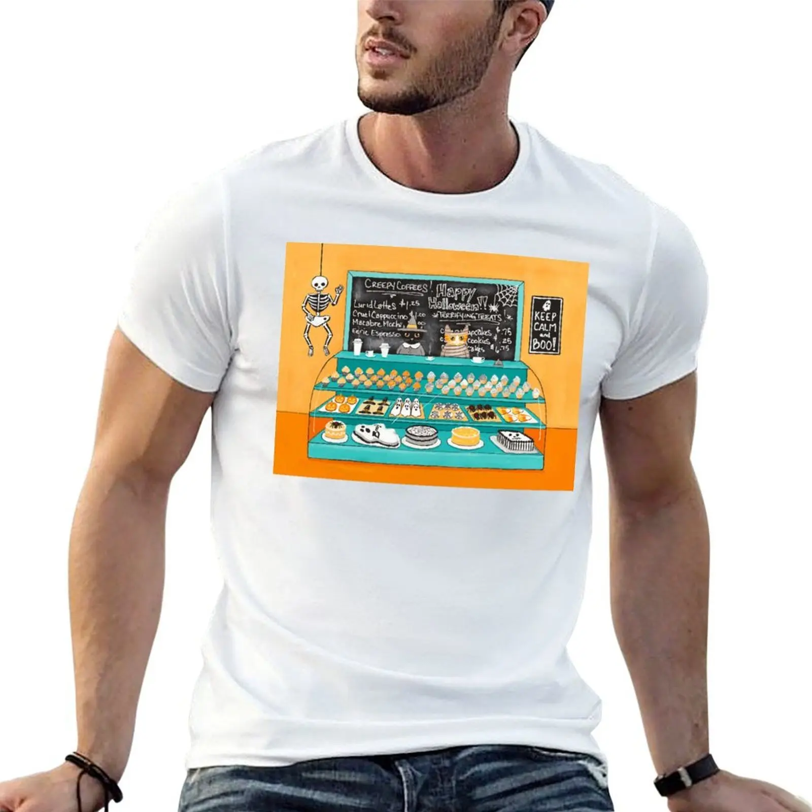 The Halloween Bakery T-Shirt custom t shirt man clothes mens big and tall t shirts