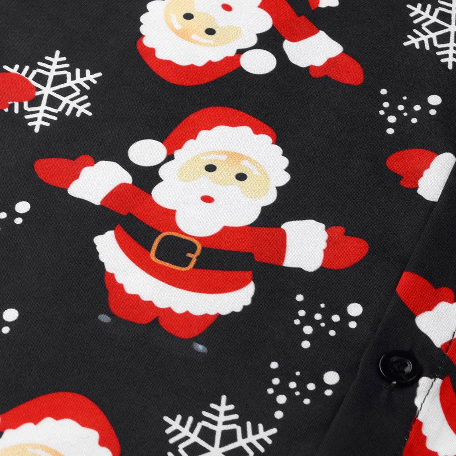 Kaus Lengan Panjang Gambar Santa Claus, kemeja natal pria jelek Natal, blus musim gugur kancing Vantage, kaus pria Camisas Blusas