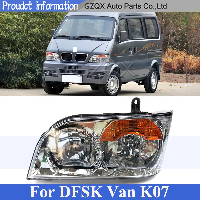 

CAPQX Front Bumper Head Light Head Lamp For DFM DFSK Van K07 Headlight Headlamp Front Trun Signal Light