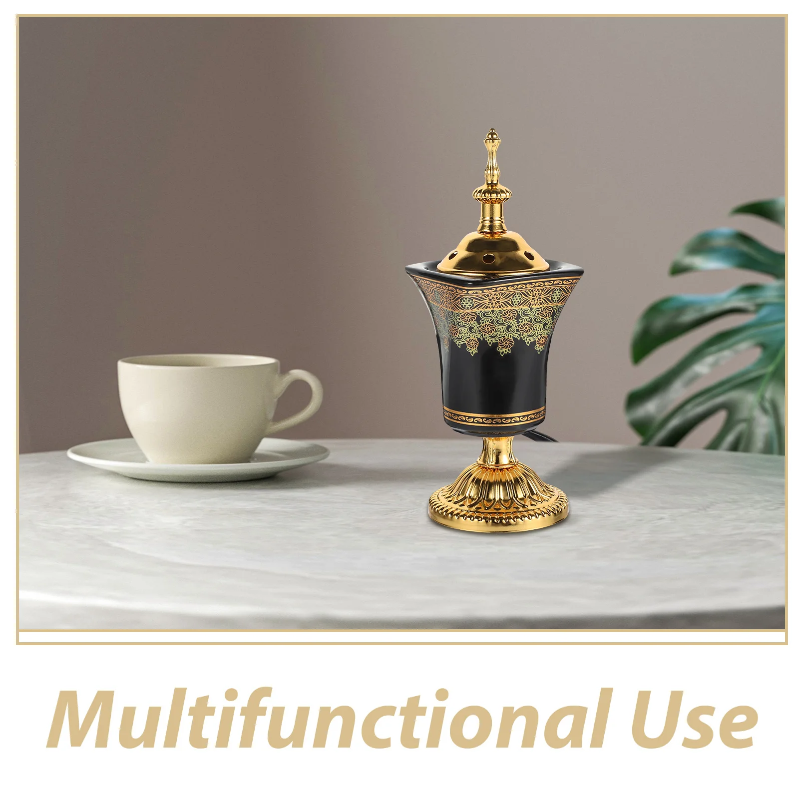 

Electric Incense Burner 220-240V Uk Plug Ceramic Aroma Stove for Living Room Bedroom Meditation Space Decorative Censer Burner