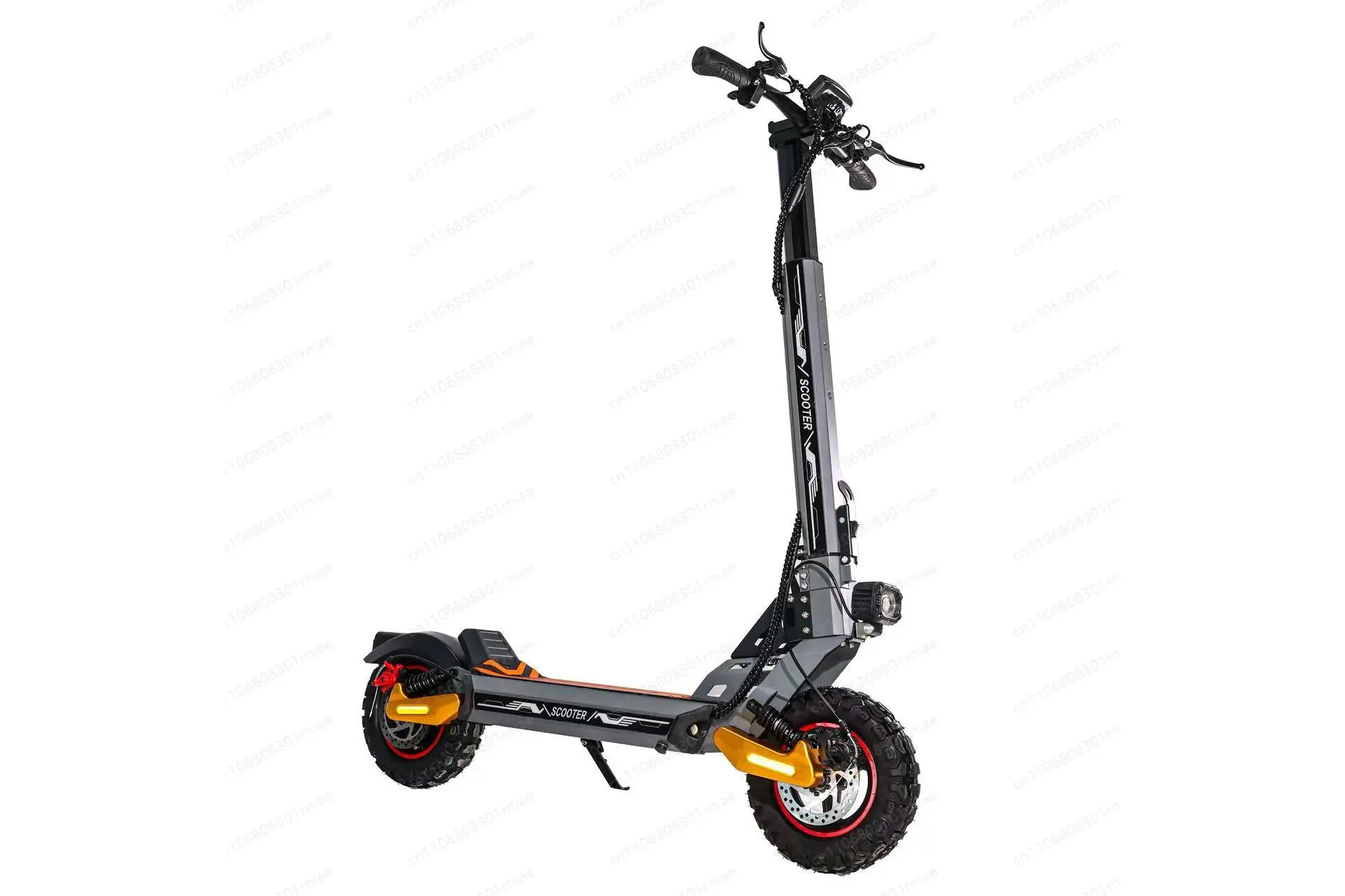 Electric 48V dual-purpose snowmobile ski sled track 120kg load capacity with LCD screen, suitable for winter riding