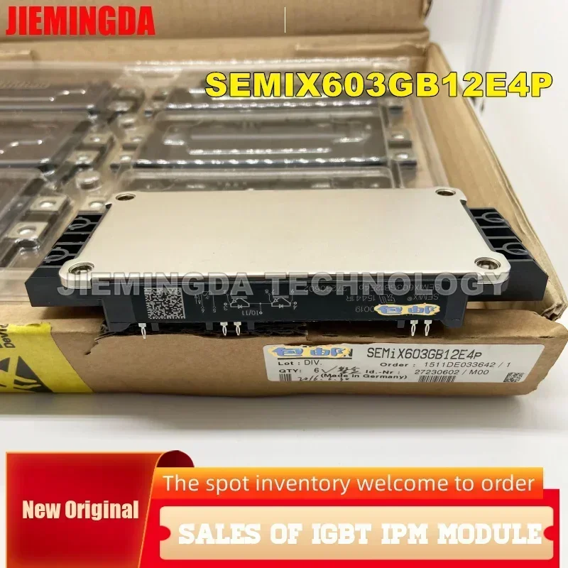 SEMIX453GB12E4IP SEMIX603GB12E4P SEMiX603GB12E4Ip SEMIX453GB12E4IP SEMiX453GB12E4Ip NIEUWE ORIGINELE IGBT-MODULE OP VOORRAAD