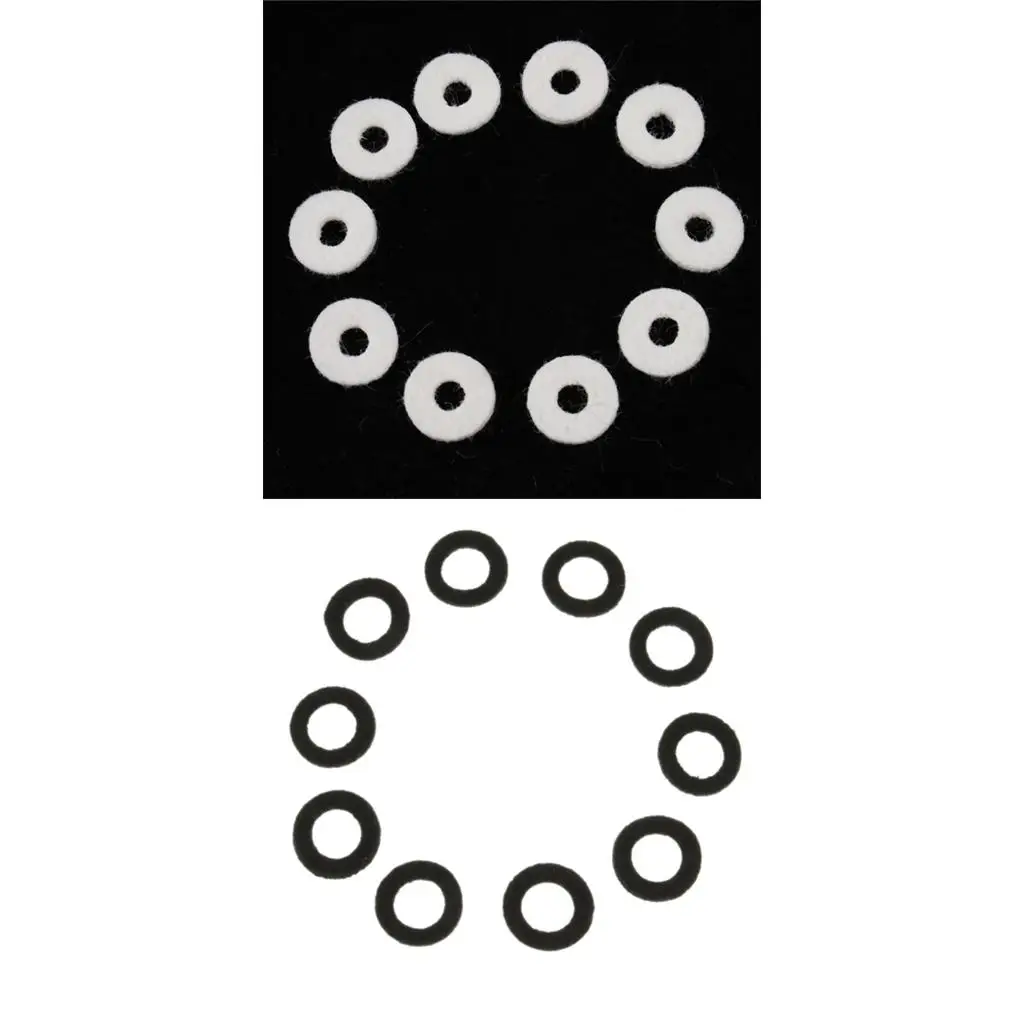Protective Trumpet Felt Washers High Density Cushion for Brass Instrument Spare Parts for Secure Transport