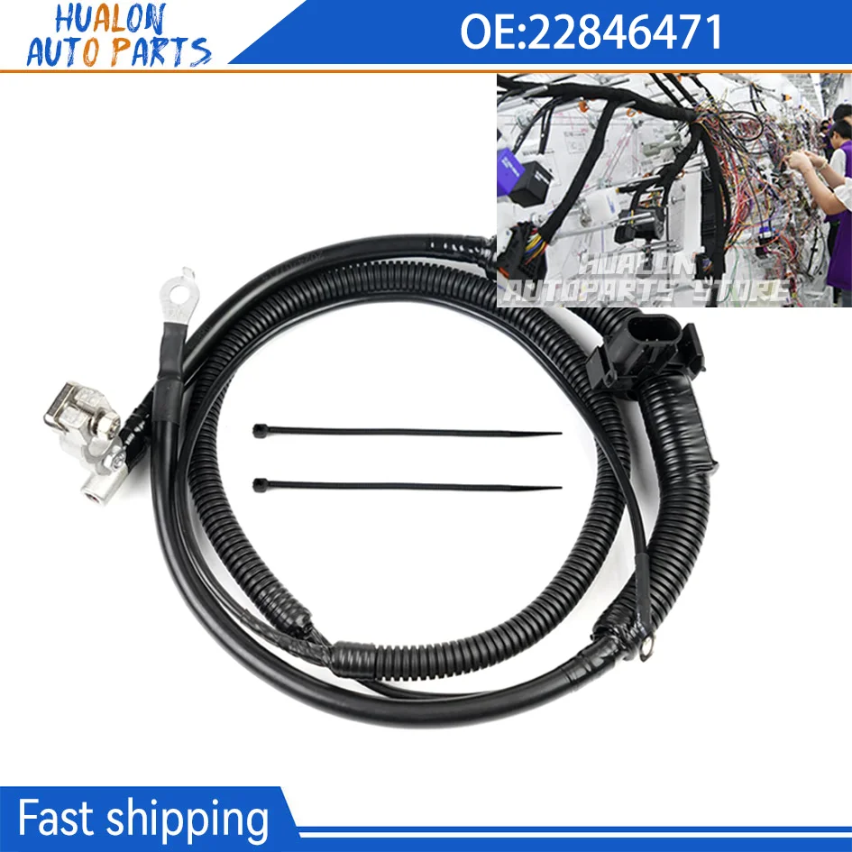 

22846471 Негативный аккумуляторный кабель для Cadillac Escalade Chevrolet Suburban 1500 2500 Tahoe Avalanche Silverado GMC Sierra 20967455