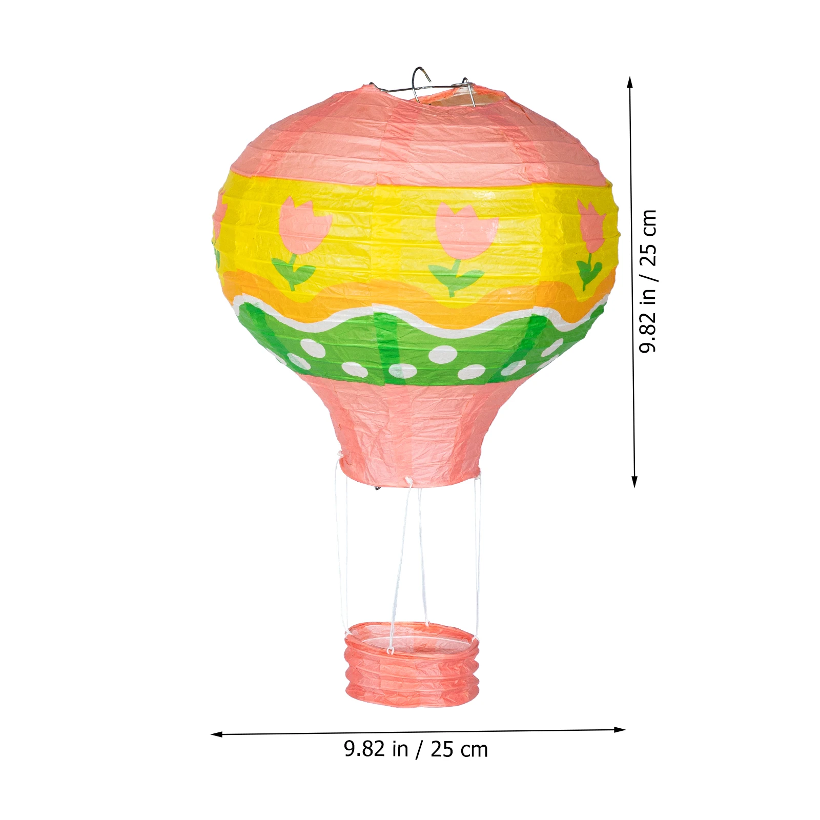 

2pcs Cartoon Hot Air Paper Hanging Decor for Children Party Jungle Birthday Wedding Decorations