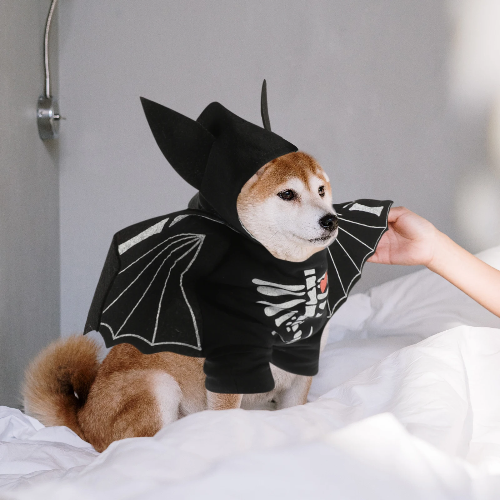 

Pet Bat Halloween Dog Clothes Puppy Outfit Wear-Resistant Comfortable Costume for Dogs Adorable Puppy Clothing Household